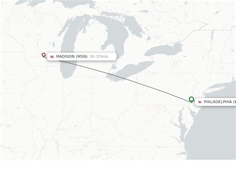 flights from philly to wisconsin.